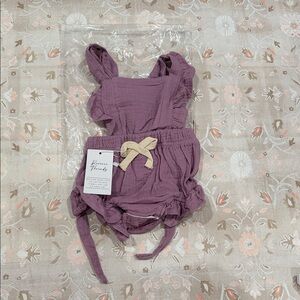 Reverie Threads Sofia Romper in Violet (6-12mo)